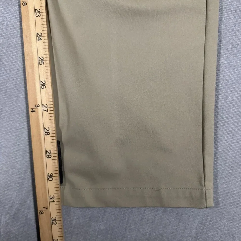 Rhone Commuter Pants Mens 32x31 Khaki Tan Beige Slim Fit Stretch 5-Pocket Travel